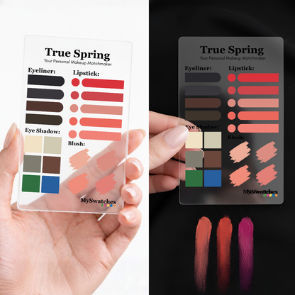 Personal Makeup Cards