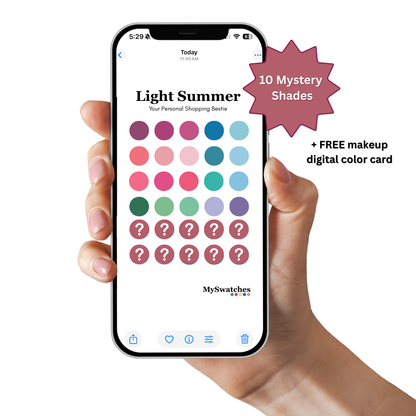 Digital Swatch Card