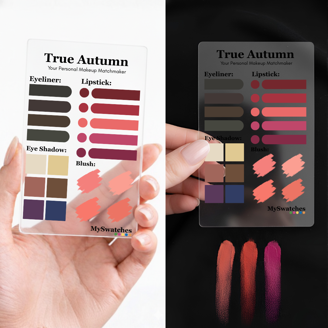 MySwatches Personal Makeup Card, True Autumn