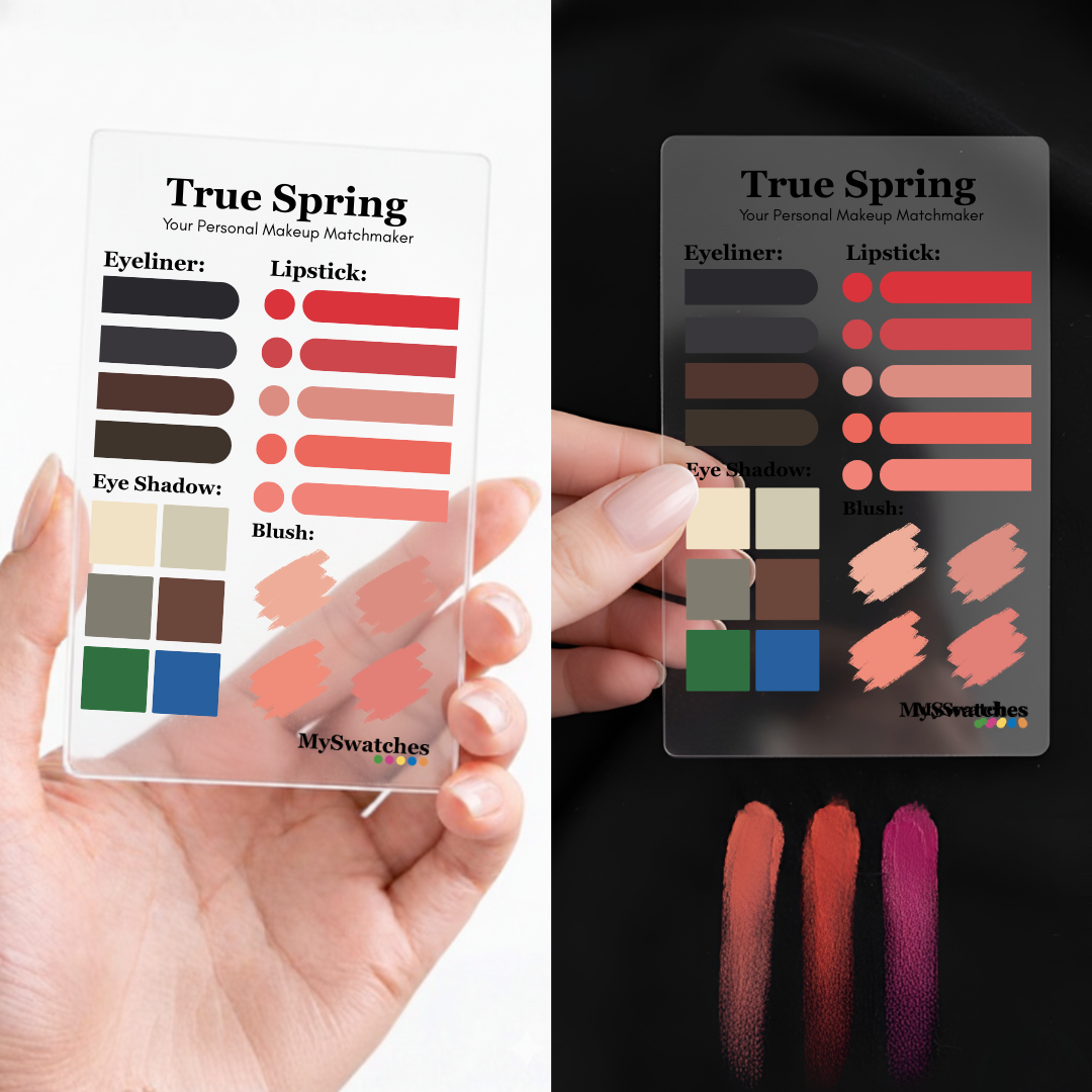 MySwatches Personal Makeup Card, True Spring