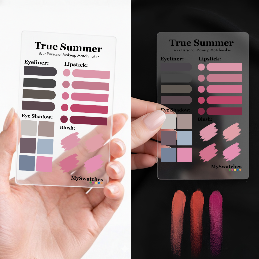MySwatches Personal Makeup Card, True Summer