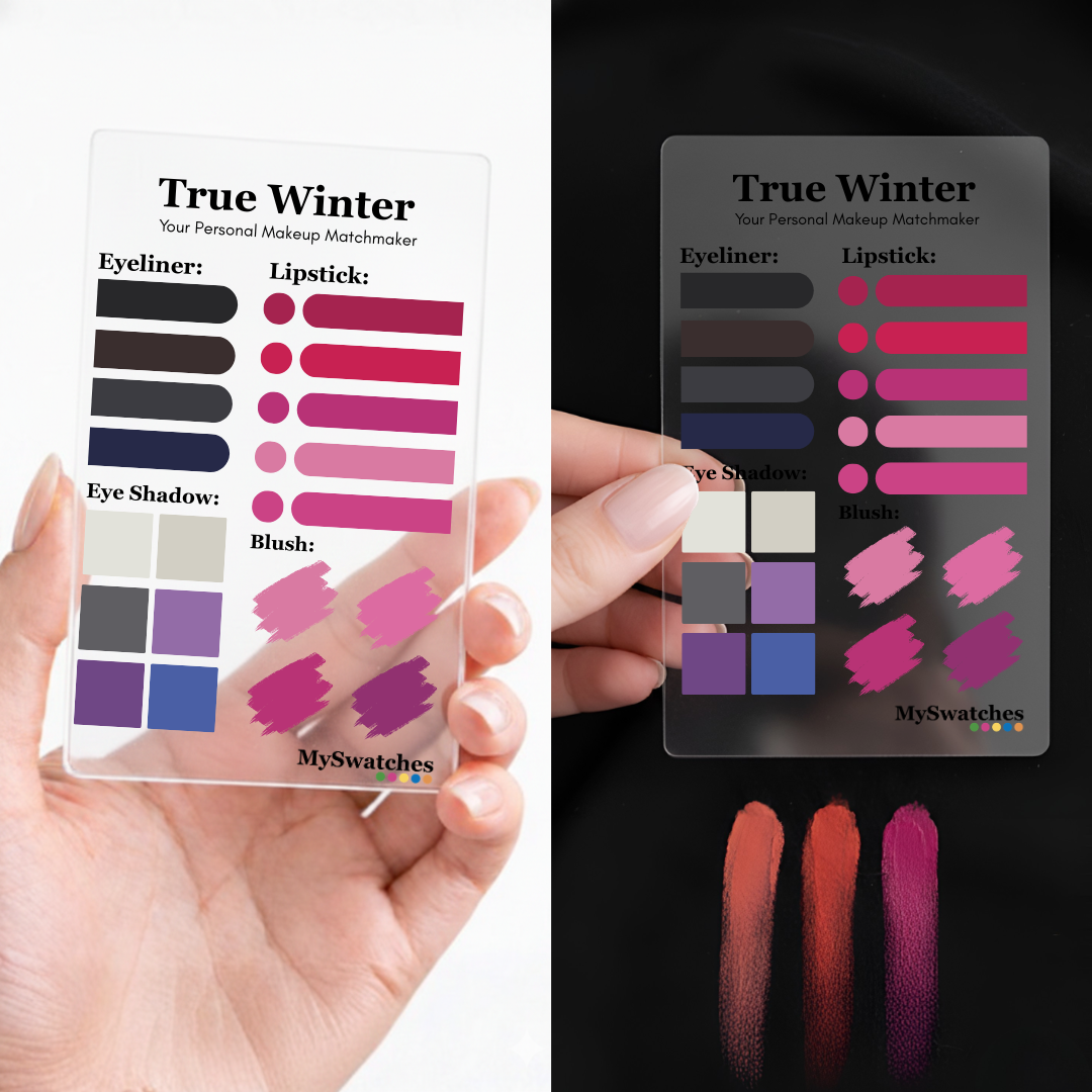 MySwatches Personal Makeup Card, True Winter